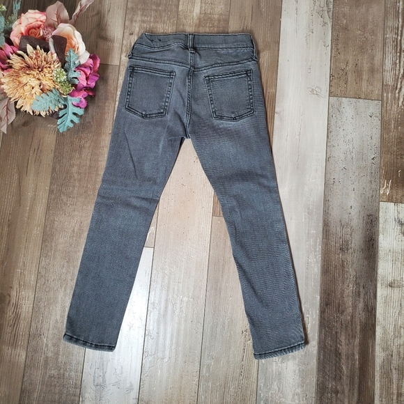 Gap Denim Size 7 Gray Stretch Skinny Jeans Distressed NWOT - Picture 2 of 13
